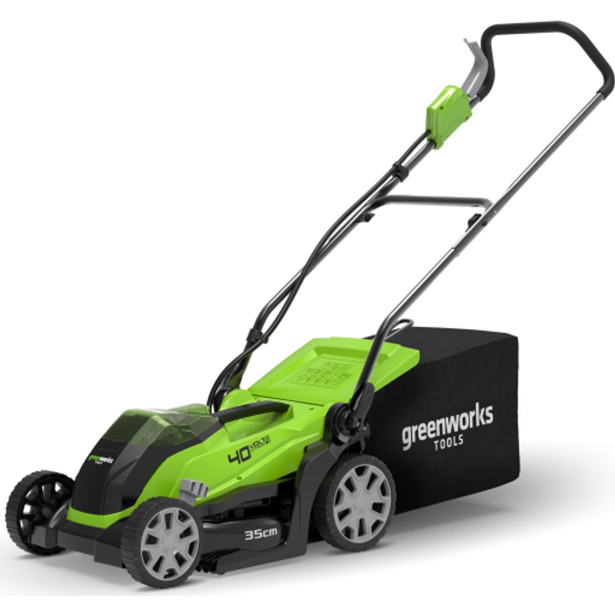 Greenworks plæneklipper 35cm - 40V u. batteri