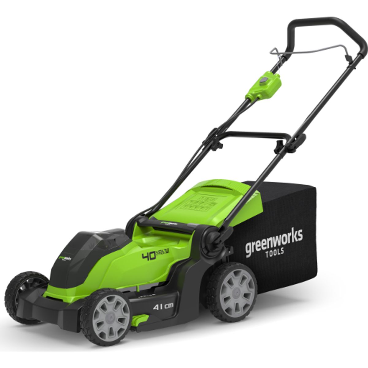 Greenworks plæneklipper 41cm - 40V u. batteri