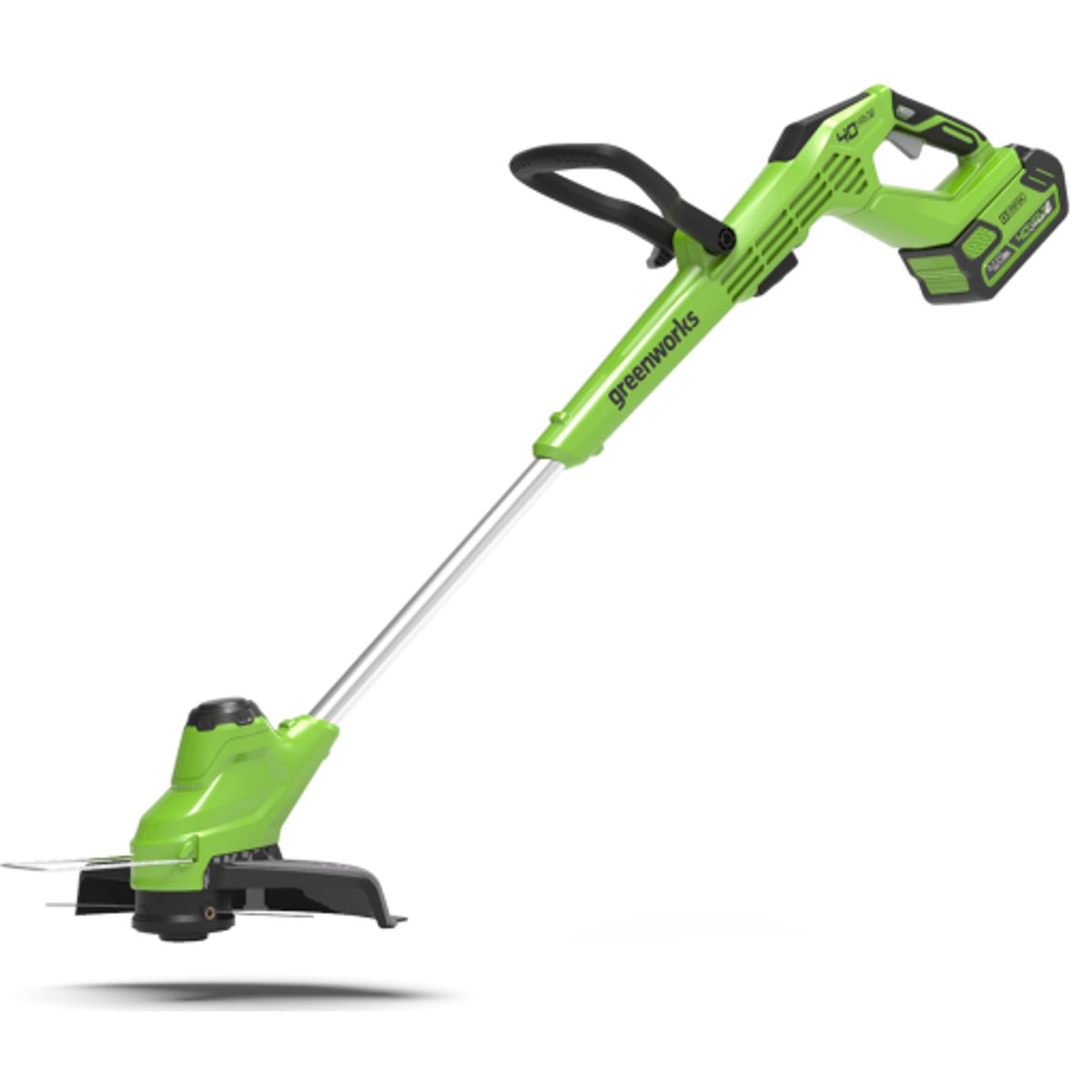 Greenworks græstrimmer 40V, frontmonteret, 30 cm, uden batteri