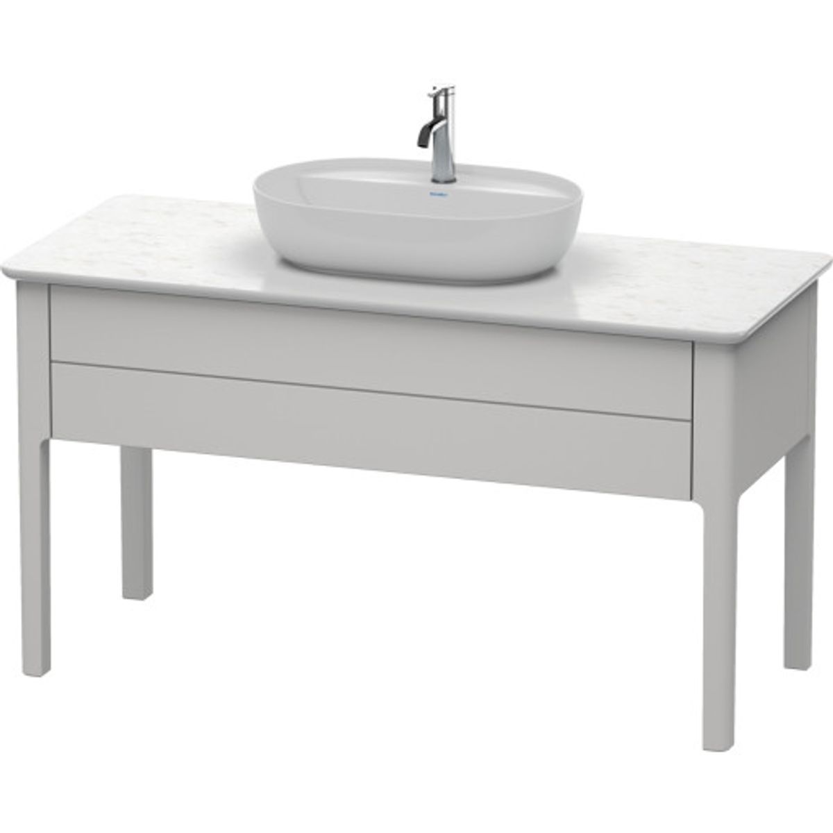 Duravit Luv underskab, 133,8x57 cm, hvid