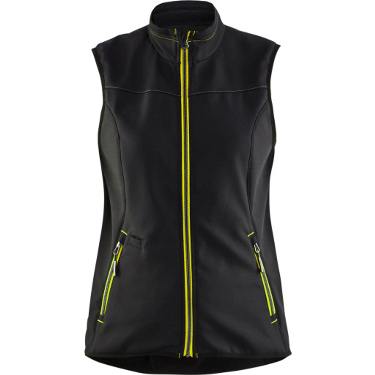 DAME Softshell Vest Sort/High