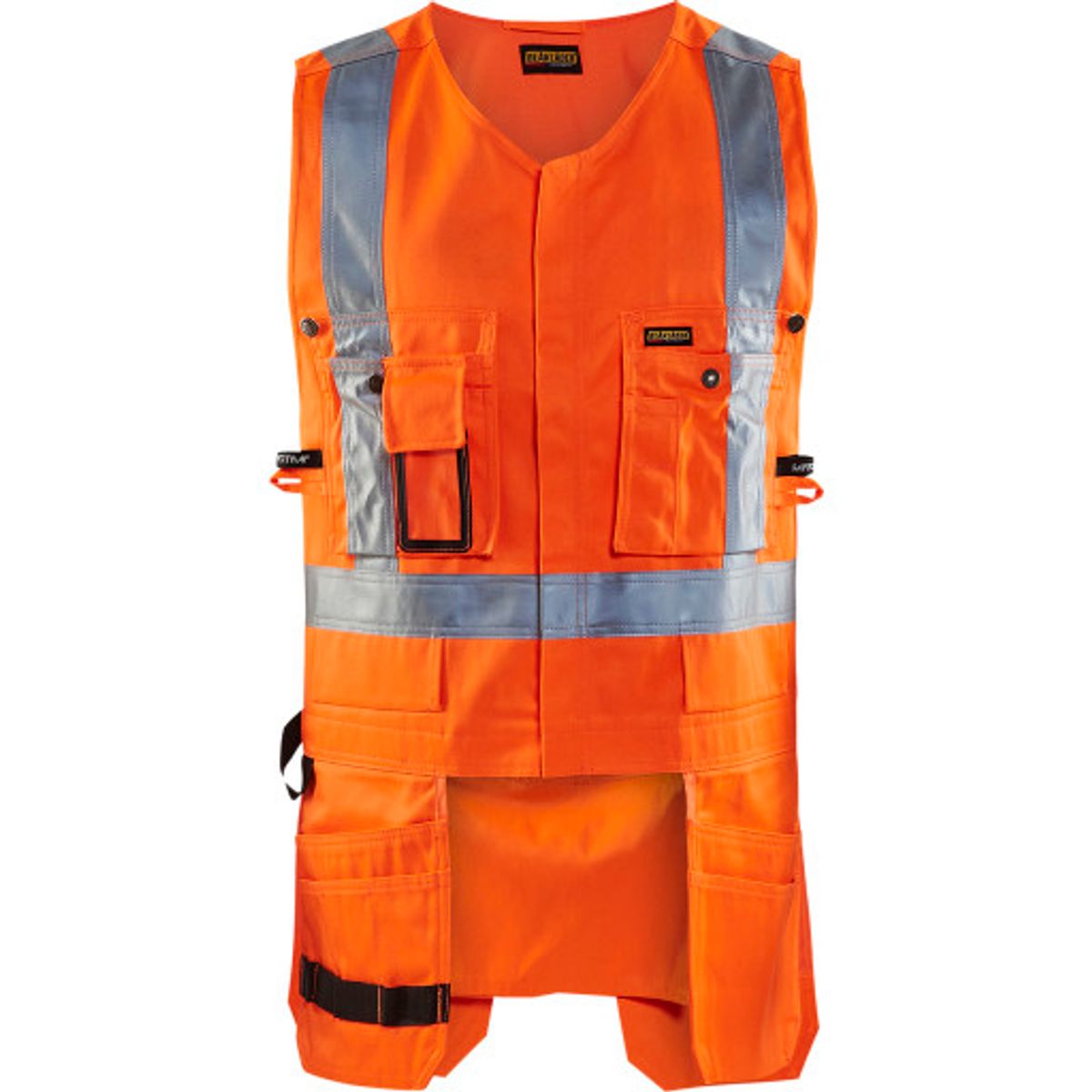 High vis håndværks vest high v