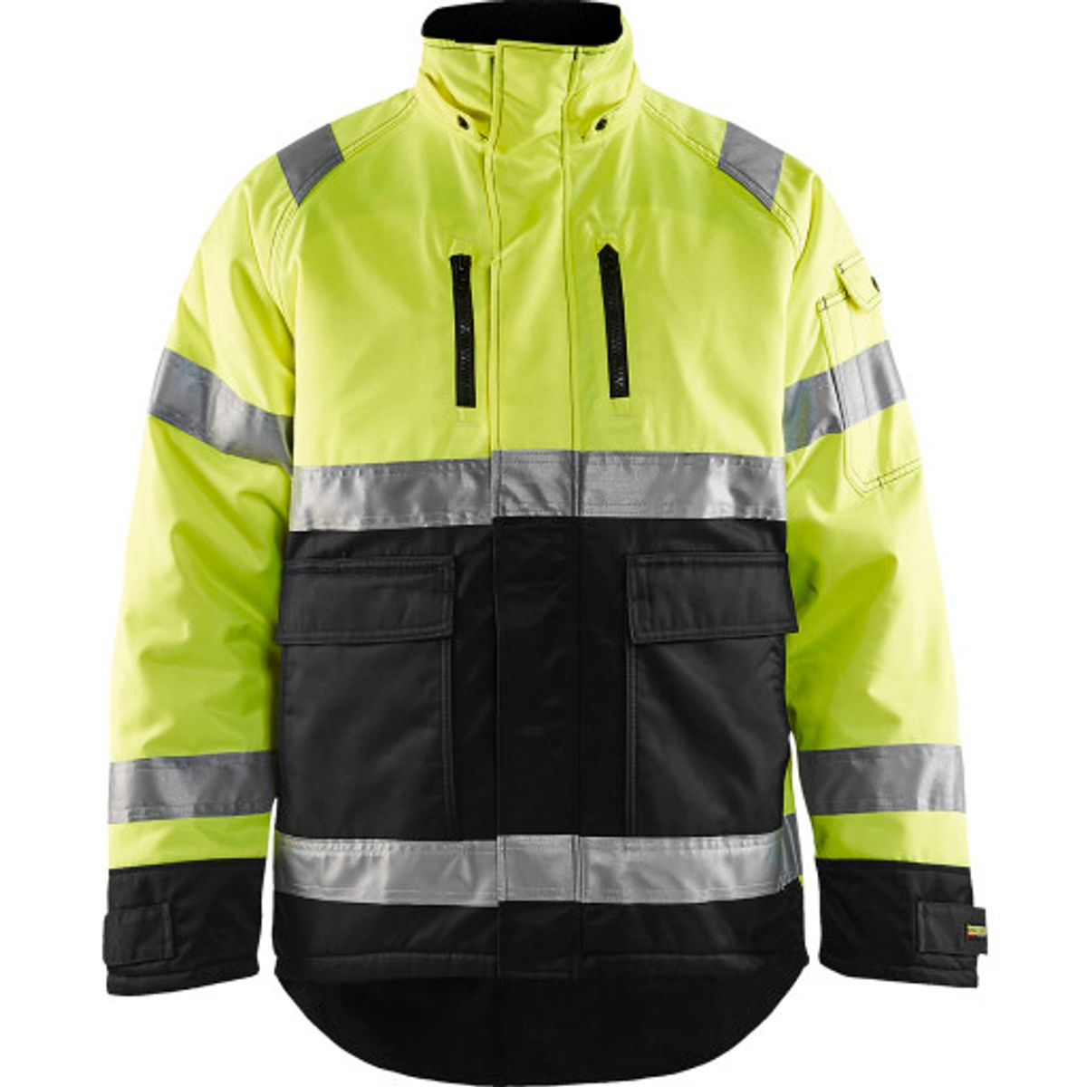 High vis v gul/sortl