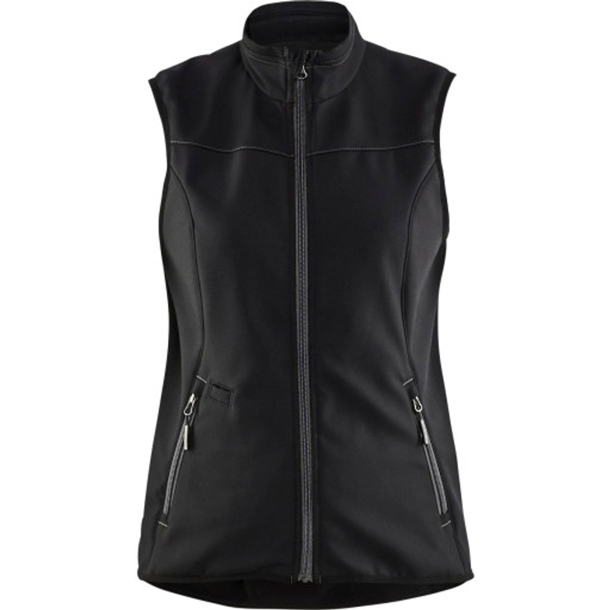 Dame softshell vest black/dark grey XXL