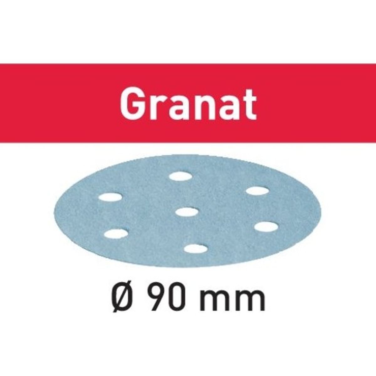 Sliberondel Granat STF D90/6, Ø90 mm, 50 stk., K80