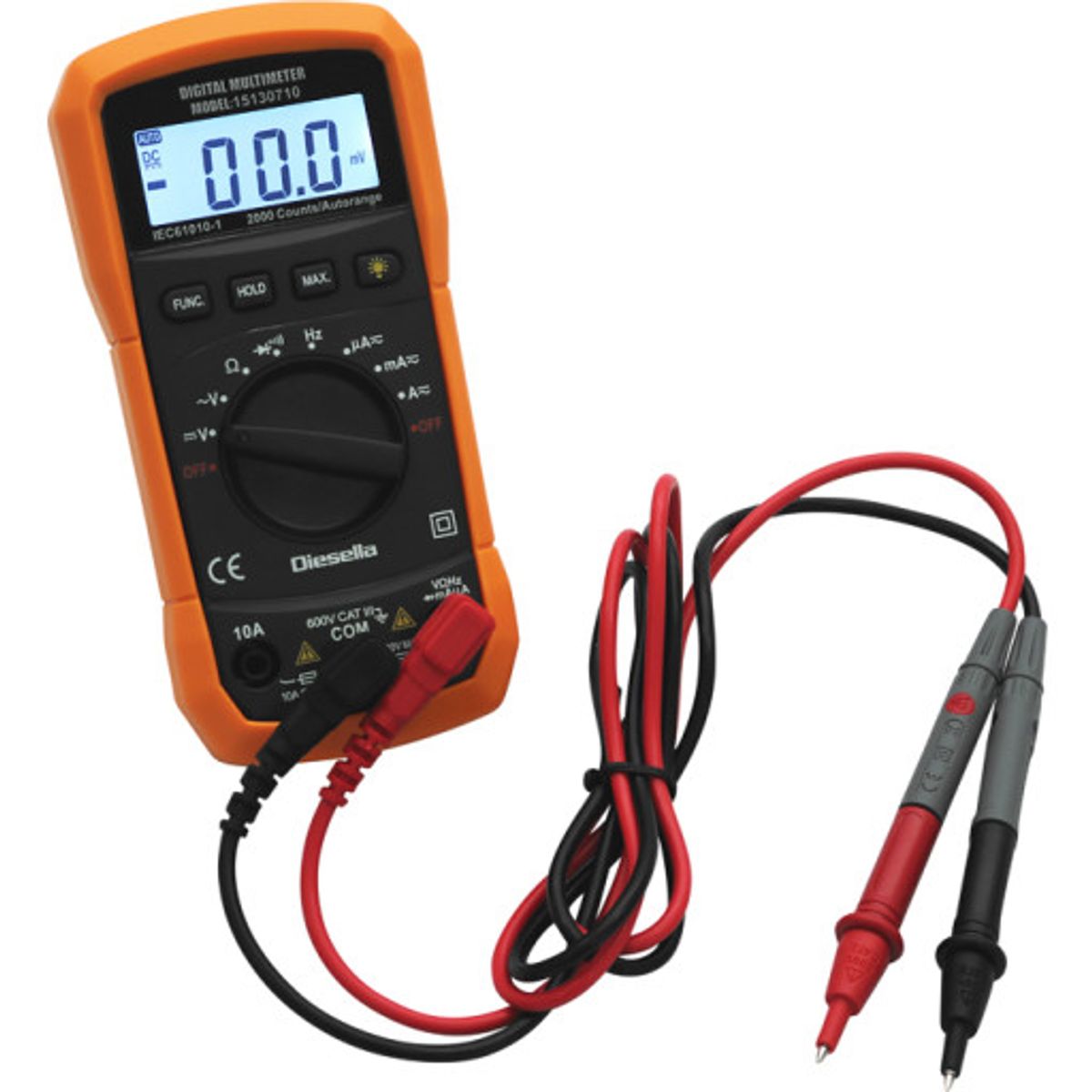 Digital multimeter AC/DC 600V/