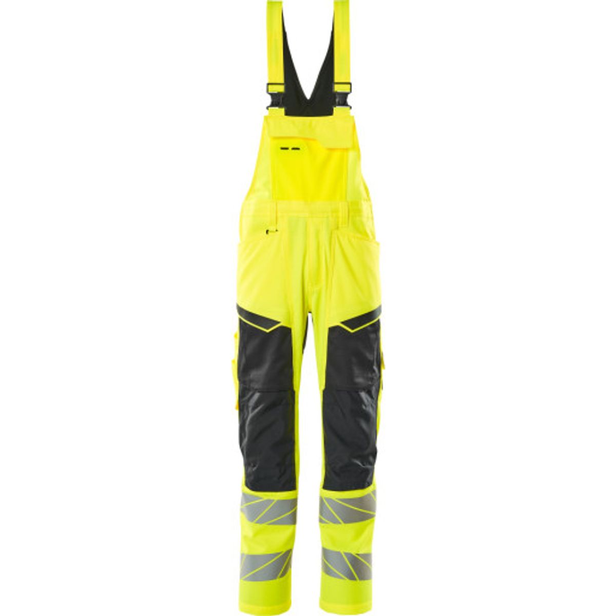 Mascot overall 19569-236, Hi-Vis kl2, gul/sort, str. 82/C58