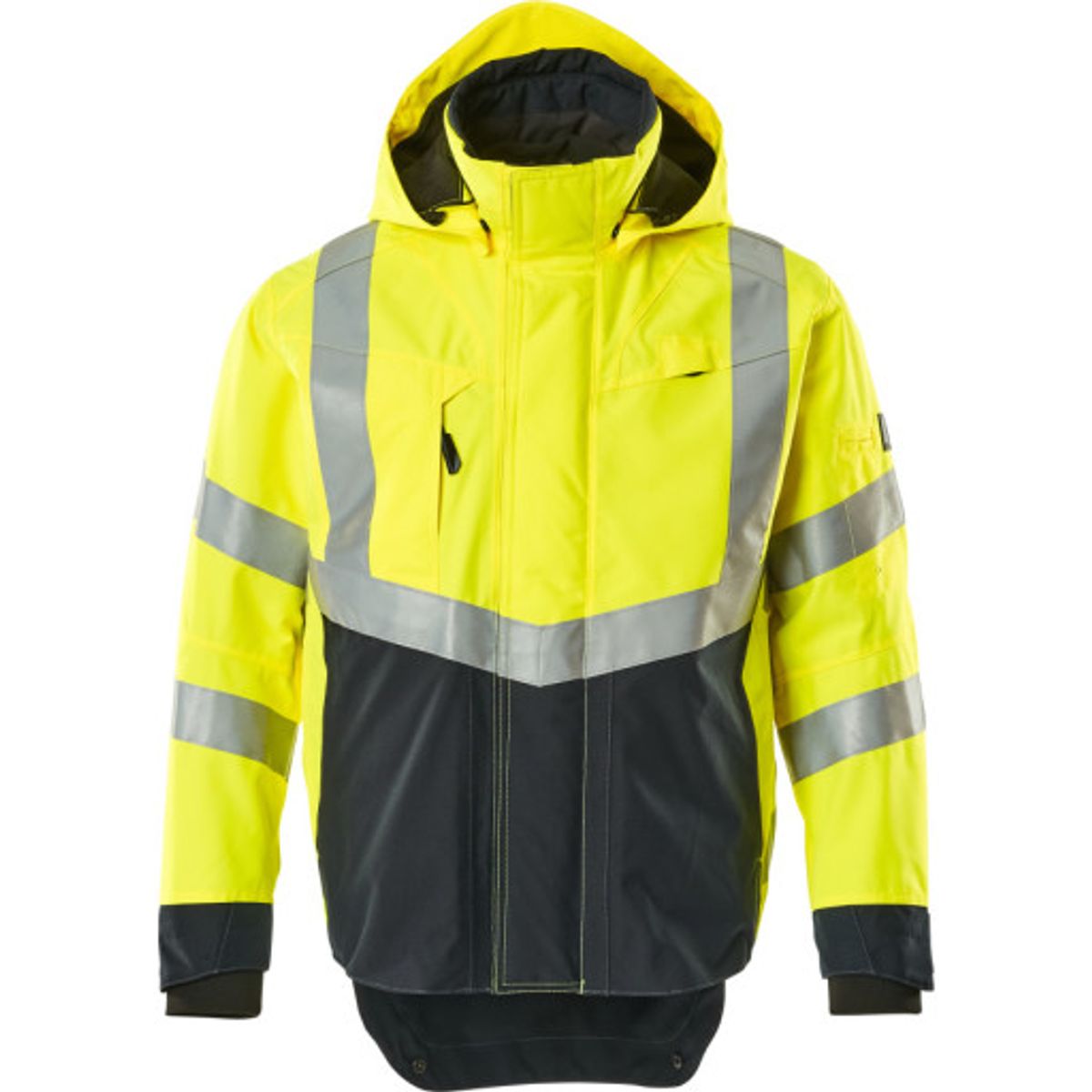 Skaljakke,3XL,hi-vis gul/mørk