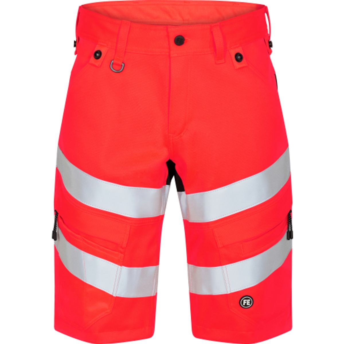 Shorts Hi-Viz Rød/Sort 108