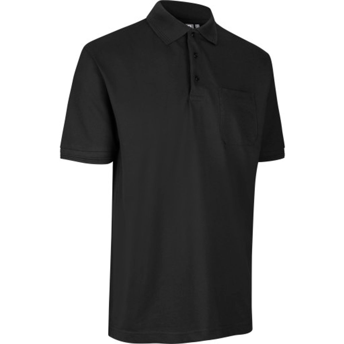 Poloshirt m/lomme sort 2xl