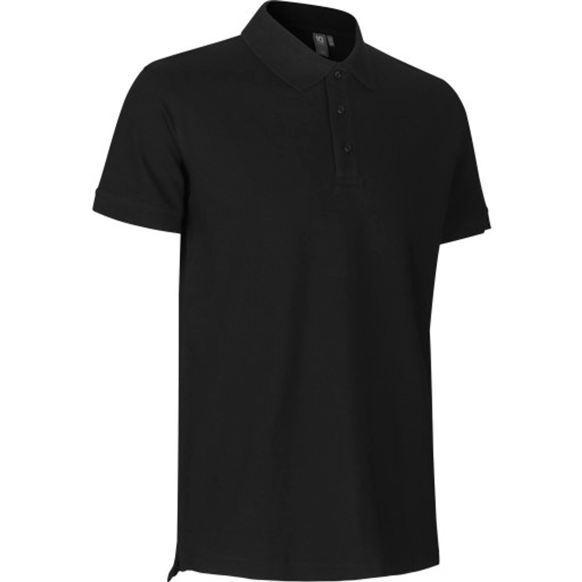 Stretch poloshirt sort S