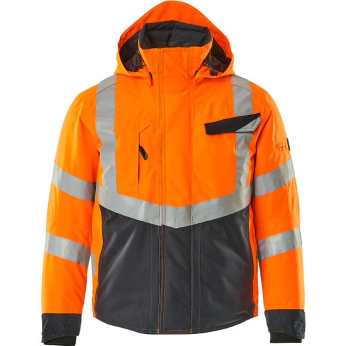 Vinterjakke,2XL,hi-vis orange/