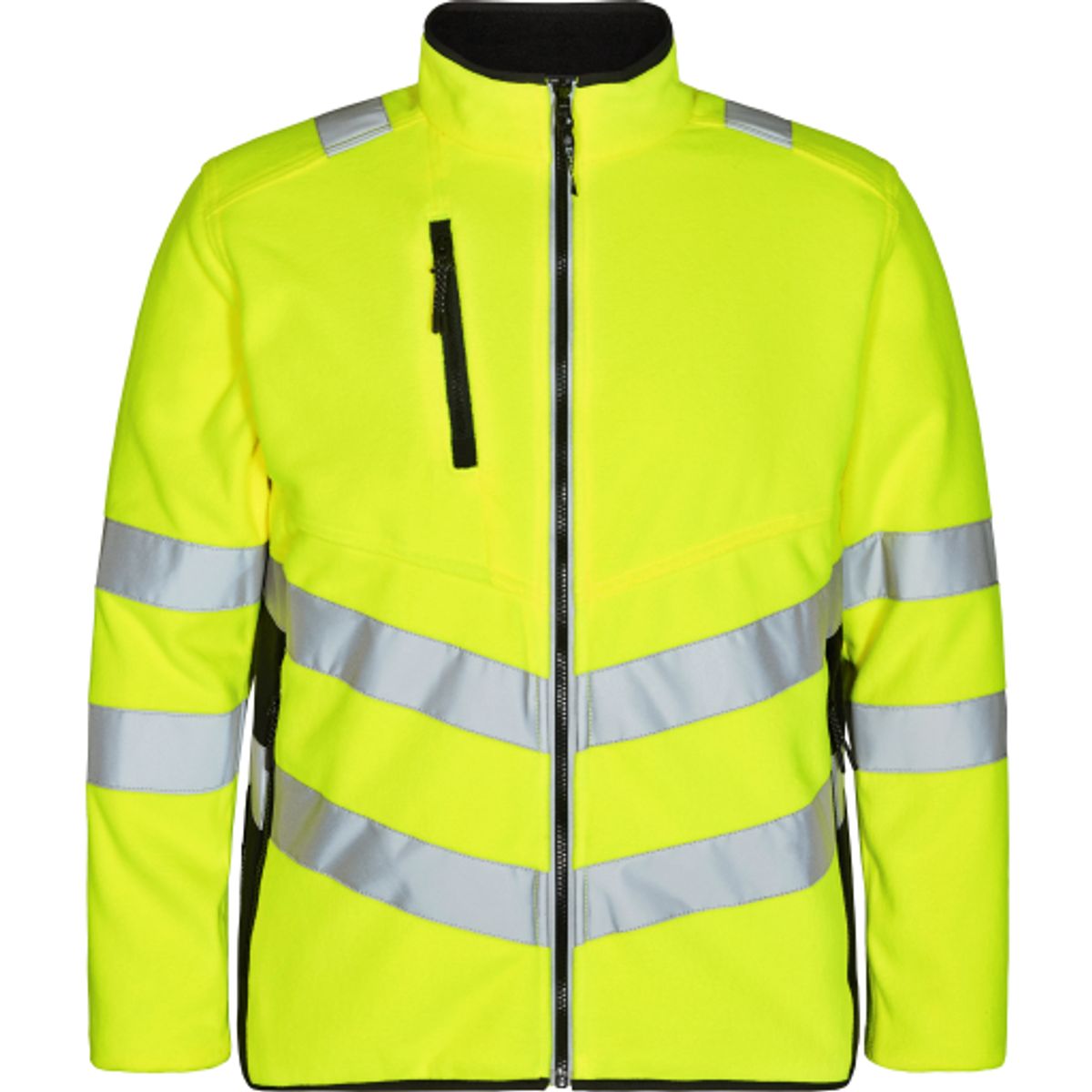 Engel Safety fleecejakke 1192 High-Vis gul/sort kl.2 str. XL