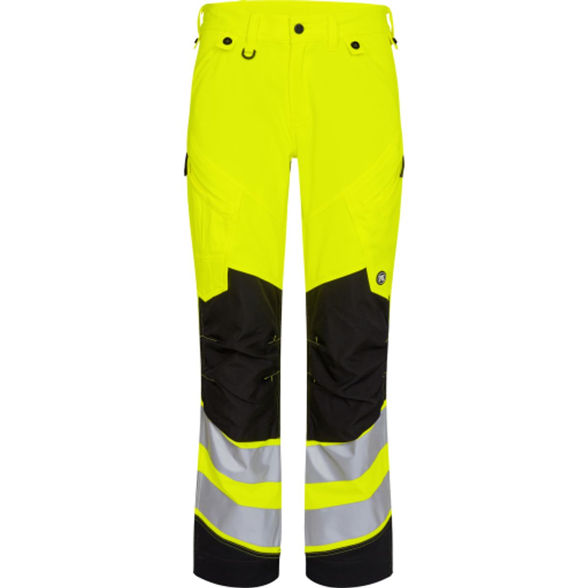 FE Engel stretch buks 2544, High-Vis, kl.2, gul/sort, str. K88