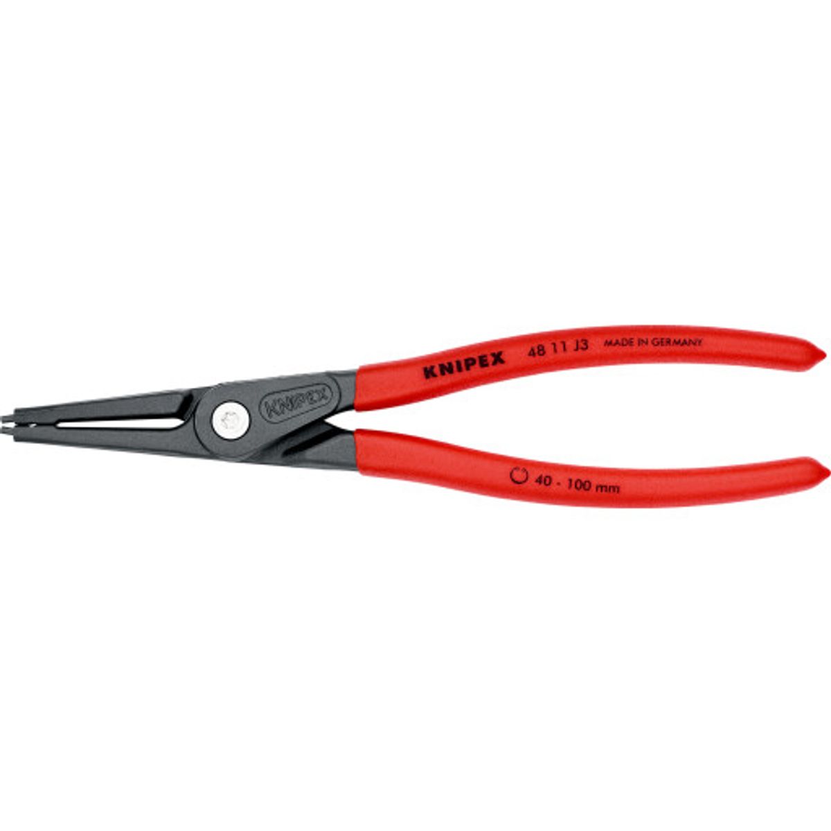 Knipex låseringstang 4811J3, lige, 225 mm