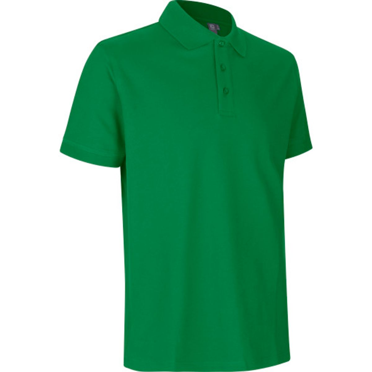 Stretch poloshirt grøn l