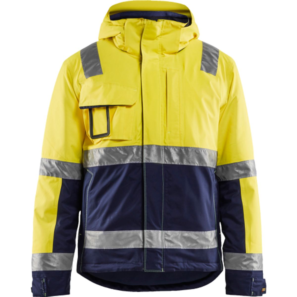 Blåkläder vinterjakke 48701987, High-Vis kl3 gul/marine, str. 2XL