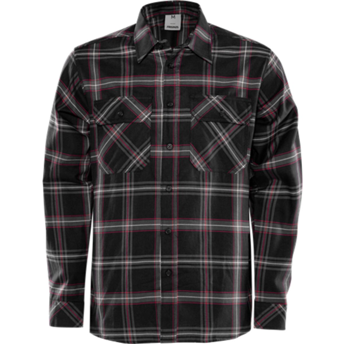 FLANNELSKJORTE SORT L SORT L 104986-940 104986-940