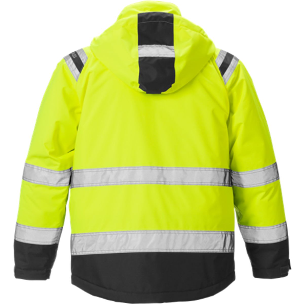 HI VIS AIRTECH® VINTERJAKKE KL FRISTADS HV. GUL/SORT 3XL