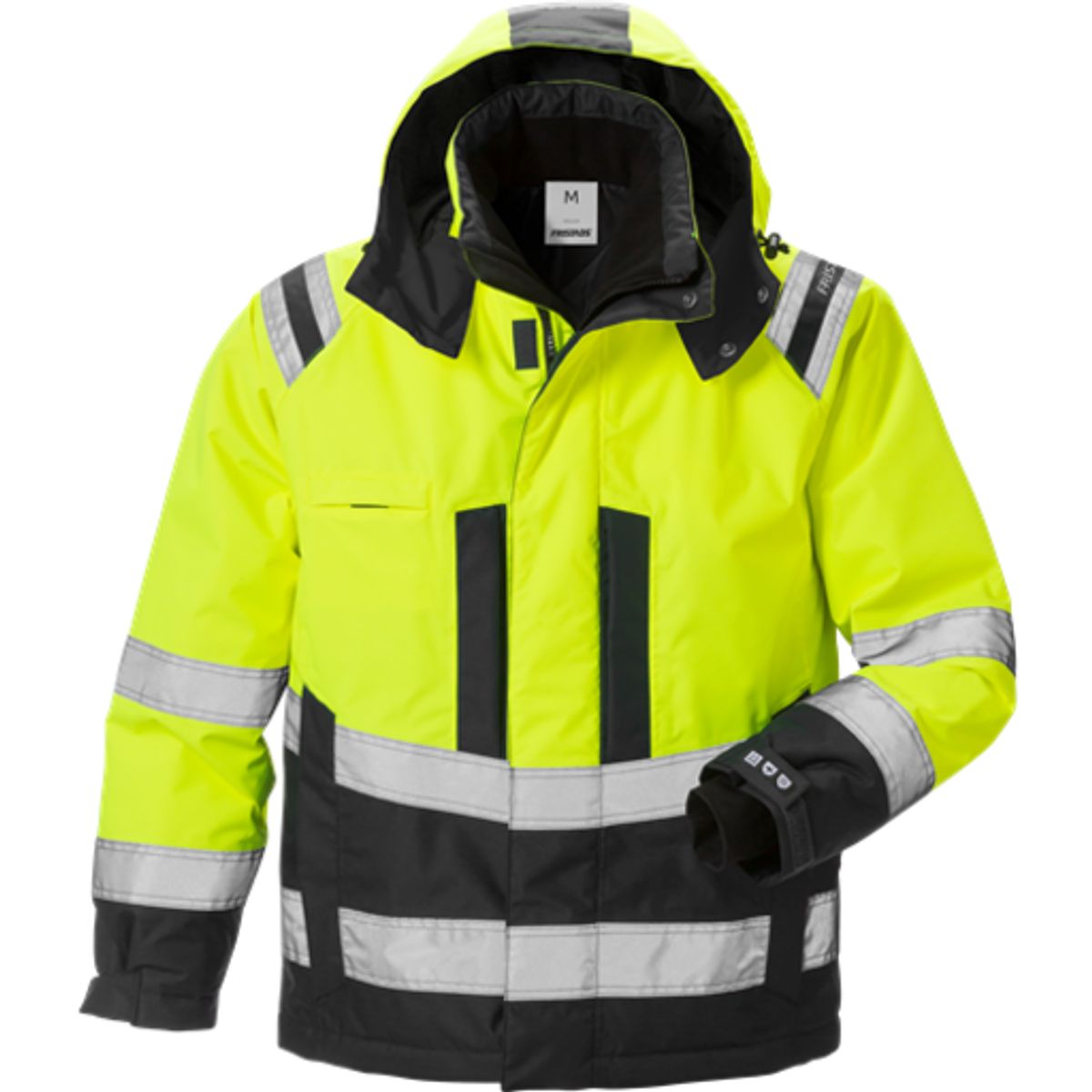 HI VIS AIRTECH® VINTERJAKKE KL FRISTADS HV. GUL/SORT M