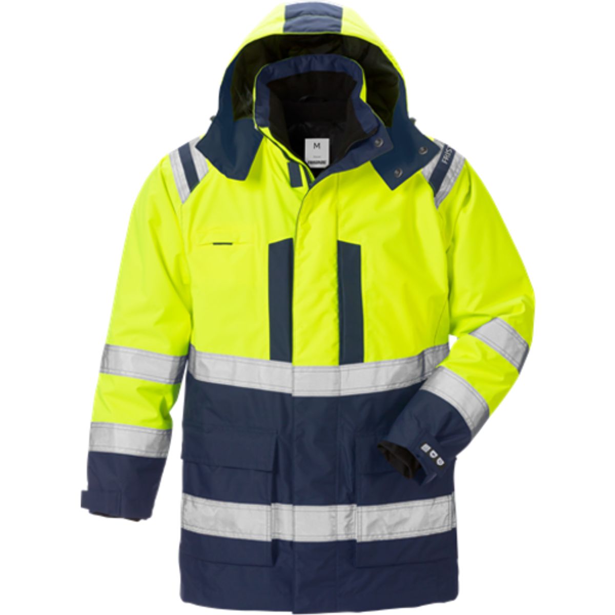 Kansas vinterparka 119628-271 High-vis kl.3 gul/marine, str. 2XL