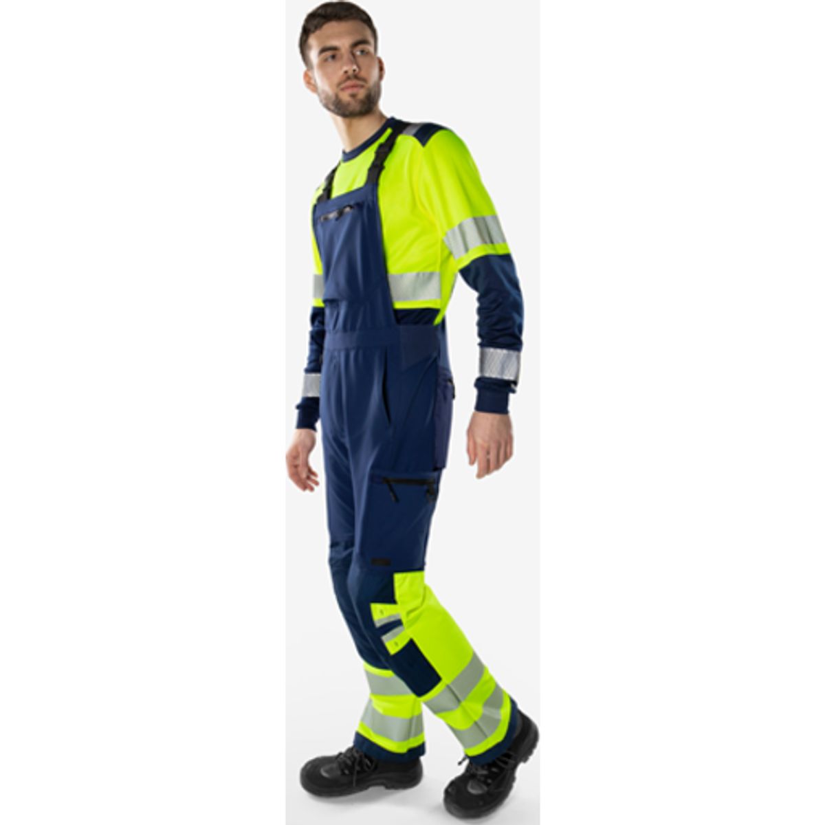 HiVis Green stretch overalls k