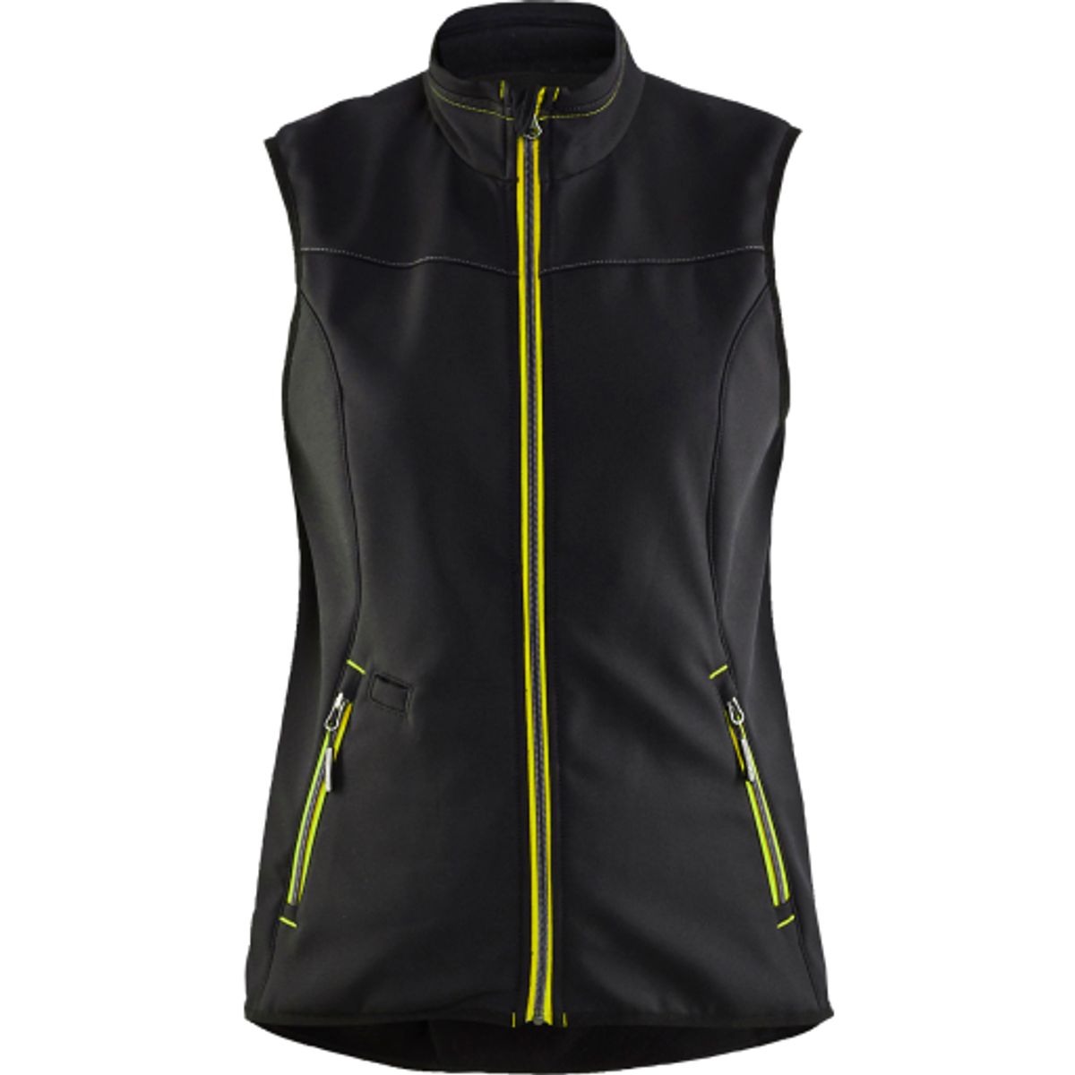 DAME Softshell Vest Sort/High