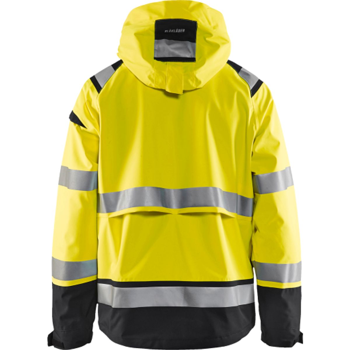 Skaljakke high-vis gul/sort 3X