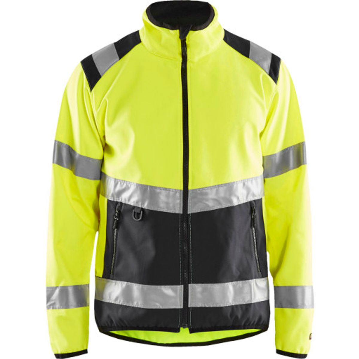 Blåkläder softshelljakke 48772516 High-Vis kl.2 gul/sort str. 2XL