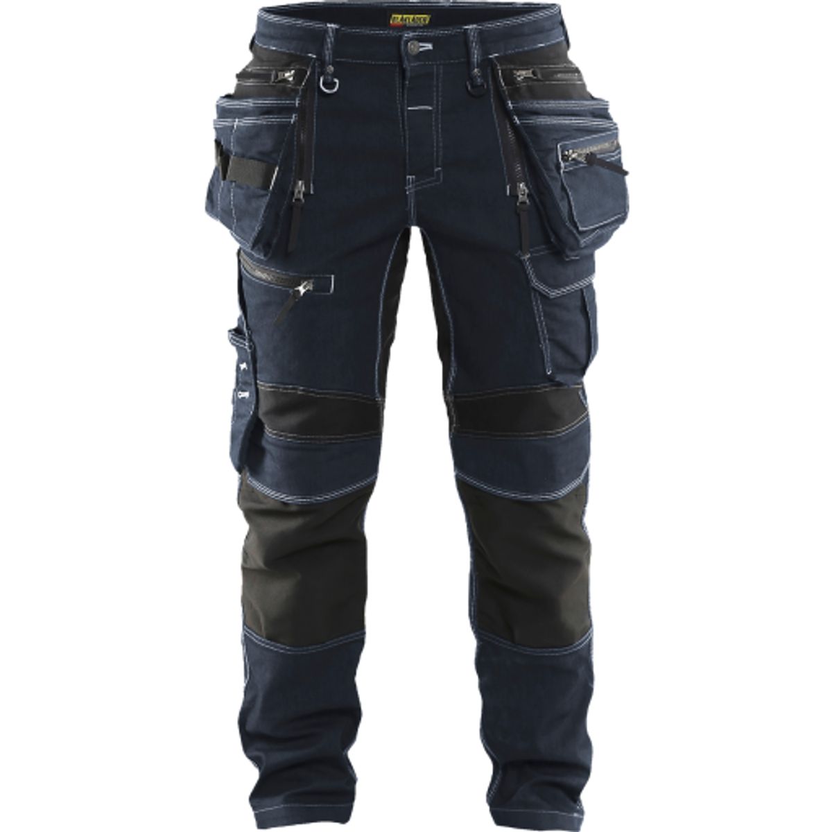 ARBEJDSBUKS STRETCH DENIM C50 MARINEBLÅ/SORT I CORDURA