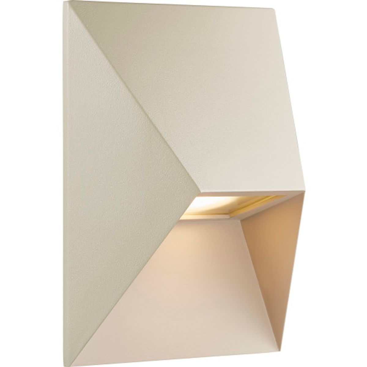 Nordlux Pontio udendørs væglampe, beige, 15 cm