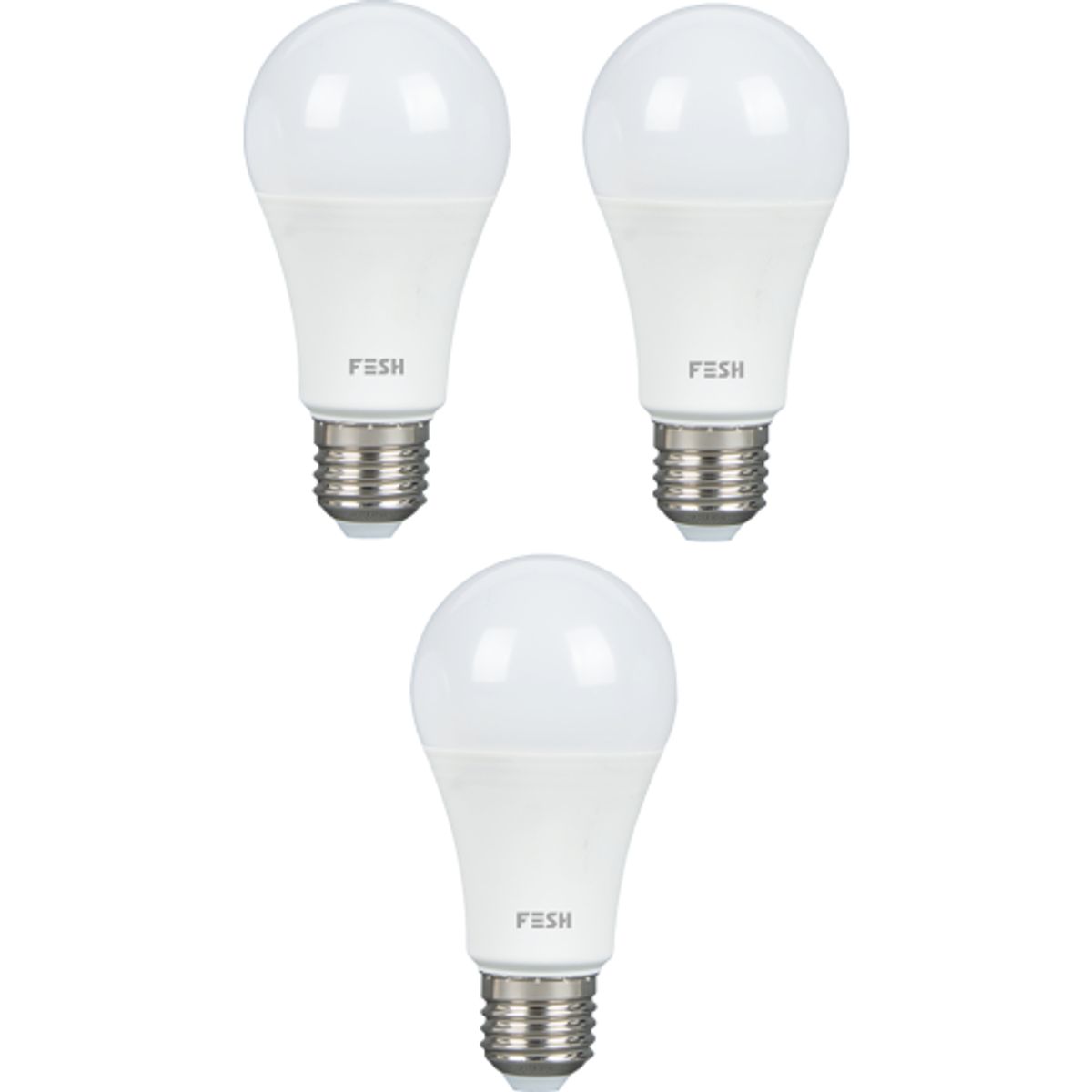 Foss Fesh Smart LED E27 standardpære med 9W med multifarver 3-pak