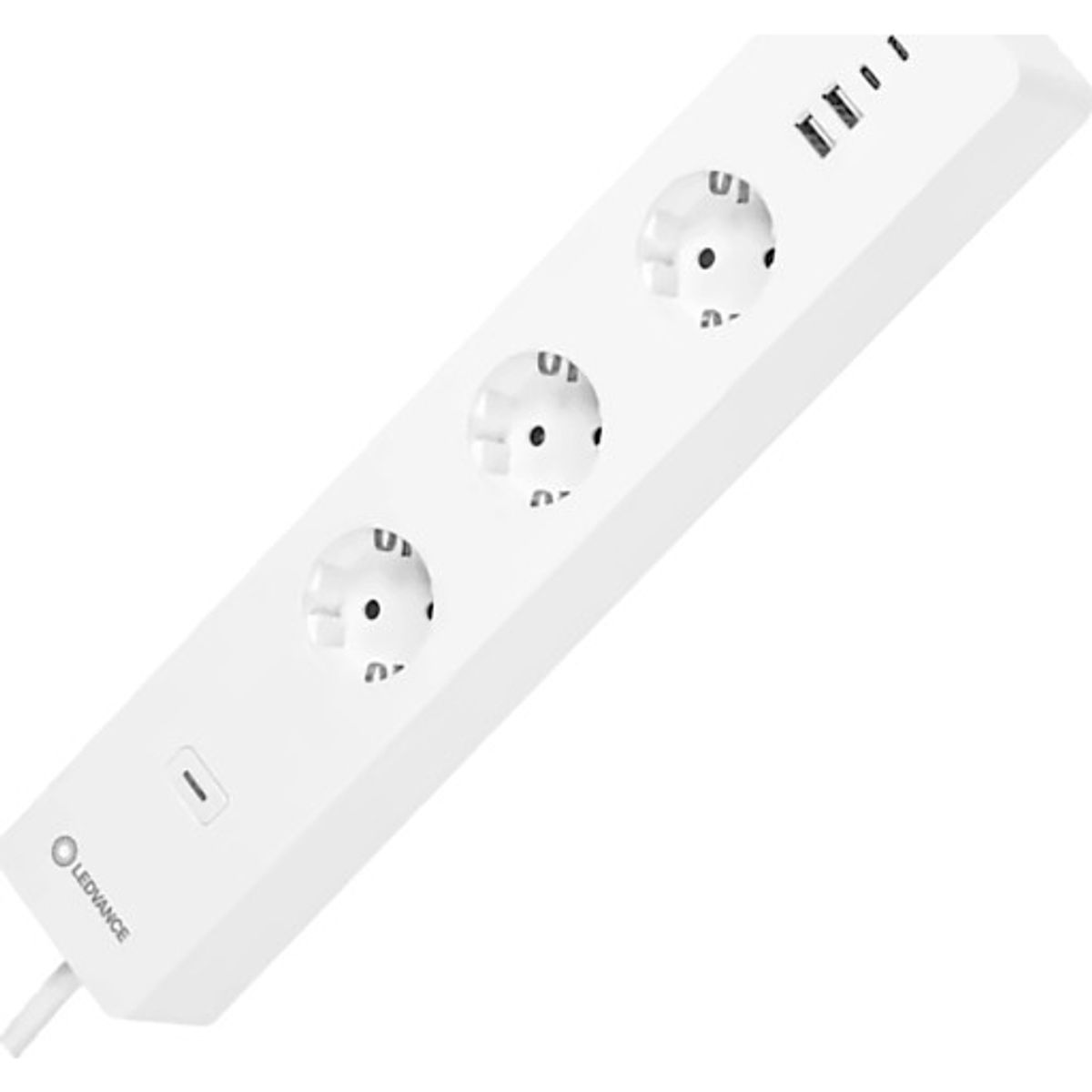 Ledvance Smart+ Wifi stikdåse 3 udtag, 2xUSB-A, 2xUSB-C