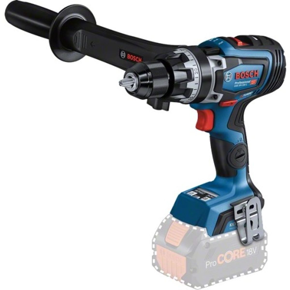 Bosch GSB18V-150C slagboremaskine u. batteri