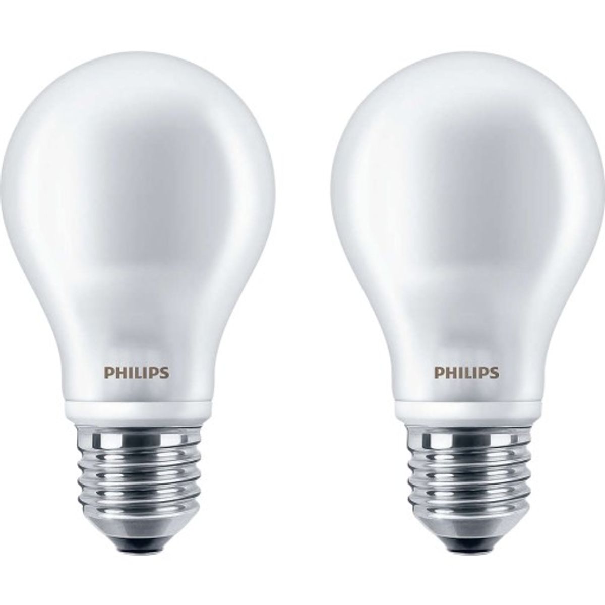 Philips Classic E27 standardpære, 2700K, 7W, 2-pak