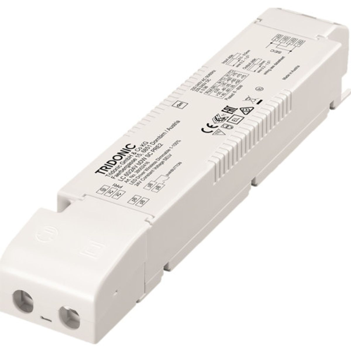 LED Driver LC60W/24V BDV SC med indbygget lysdæmper funktion