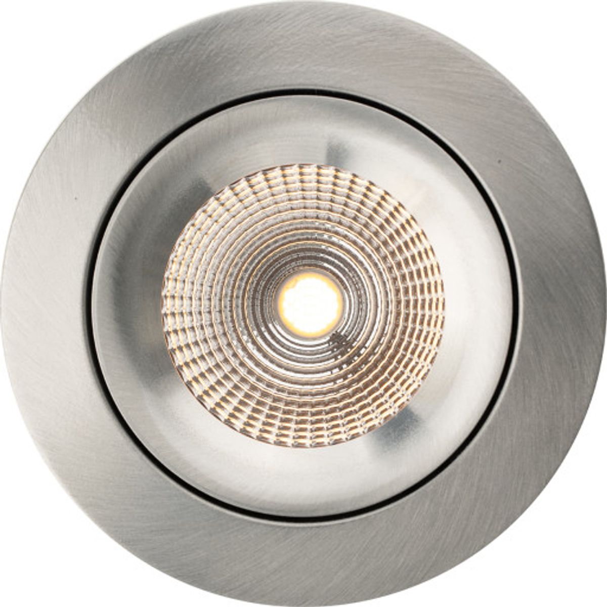 The Light Group One 360° indbygningsspot, 2700K, aluminium