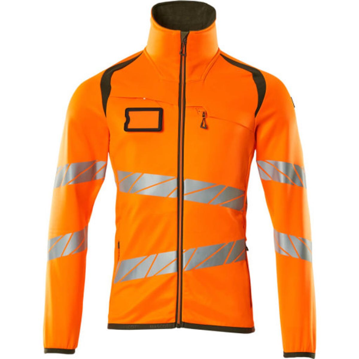 Mascot fleecetrøje 19103, High-Vis kl.2 orange/mosgrøn, 5XL