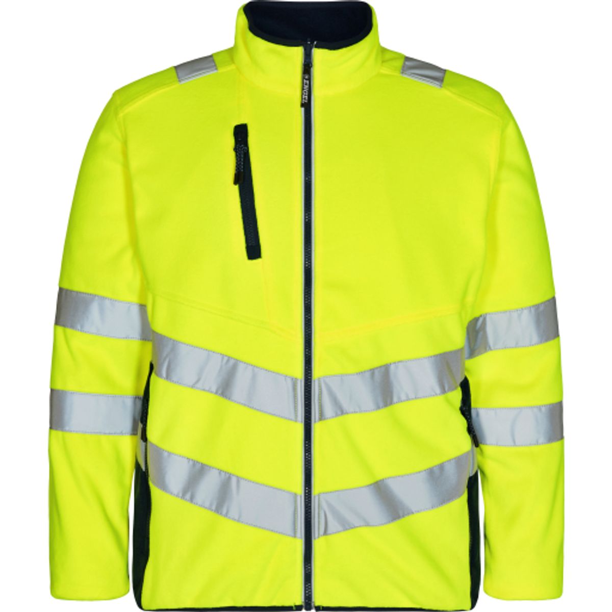 Engel Safety fleecejakke 1192 High-Vis gul/blå kl.2 str. XL