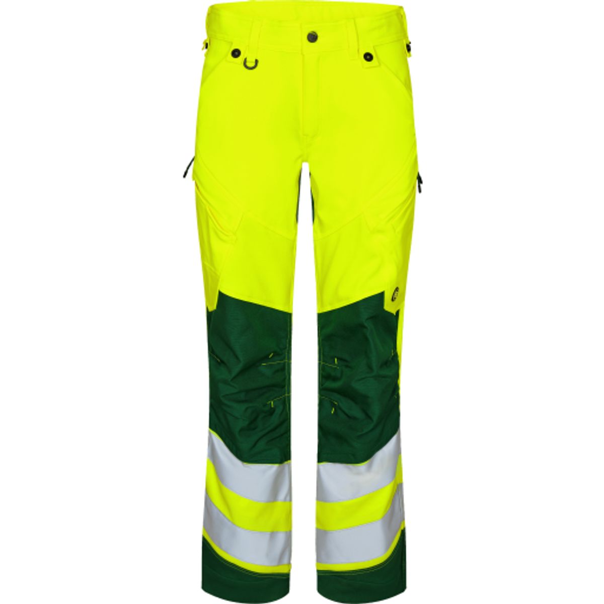 FE Engel stretch buks 2544, High-Vis, kl.2, gul/grøn, str. K80