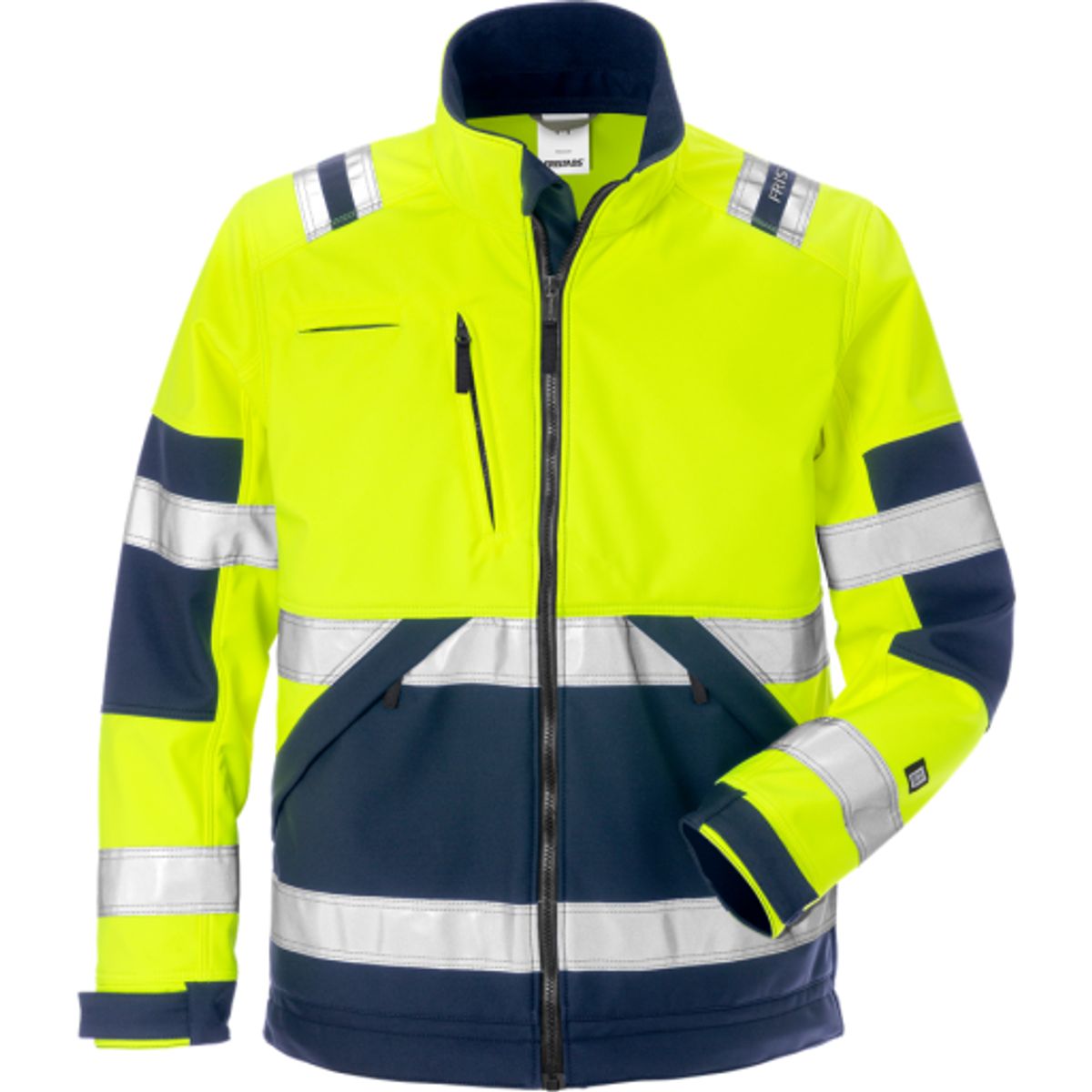 HI VIS SOFTSHELL JAKKE GUL/B X