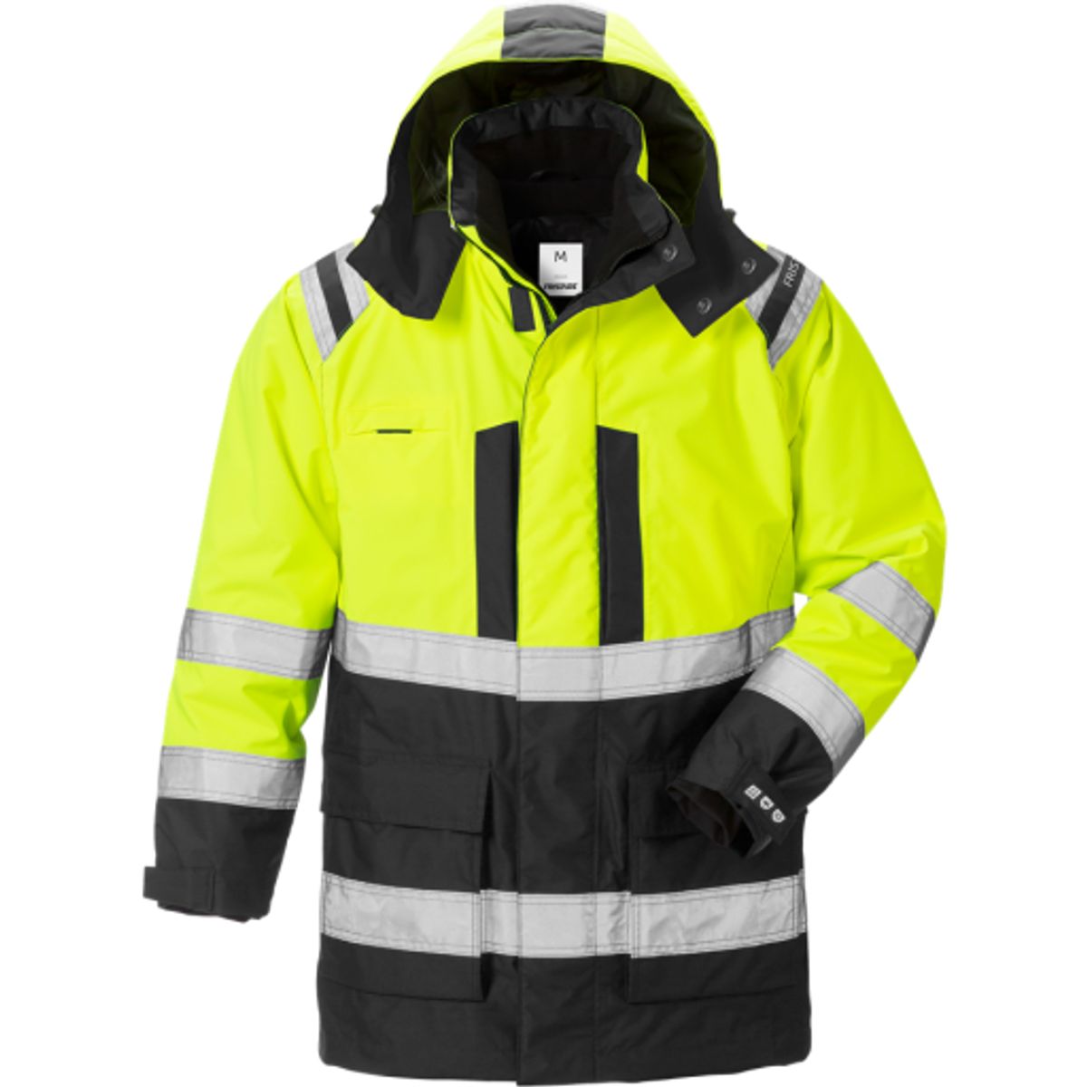 Kansas vinterparka 119628-271 High-vis kl.3 gul/sort, str. 2XL