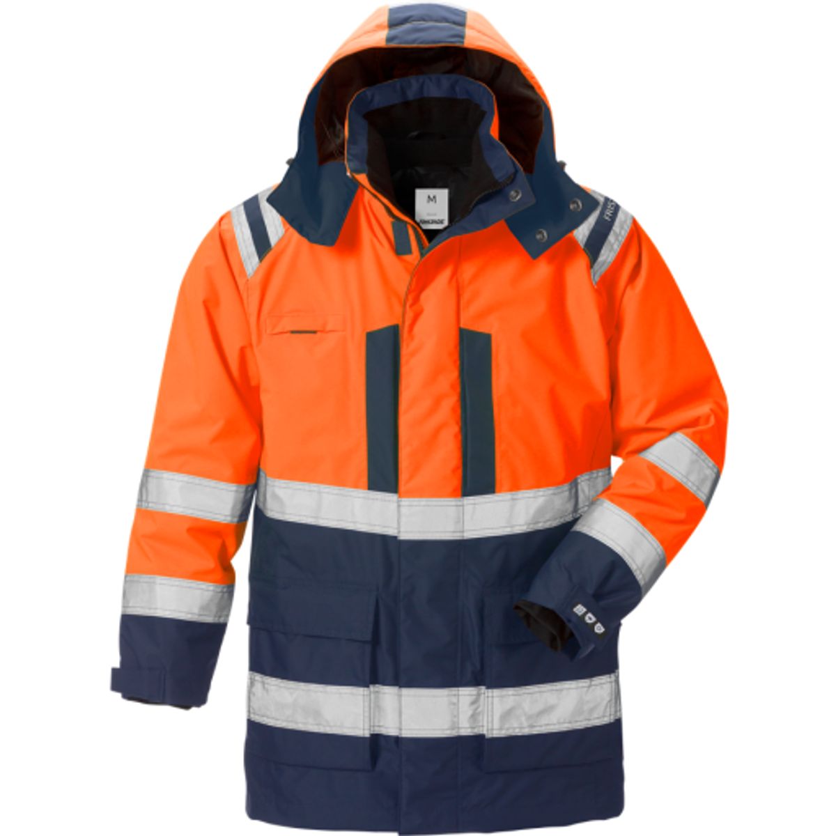 Kansas vinterparka 119628-271 High-vis kl.3 orange/marine, str. 3XL