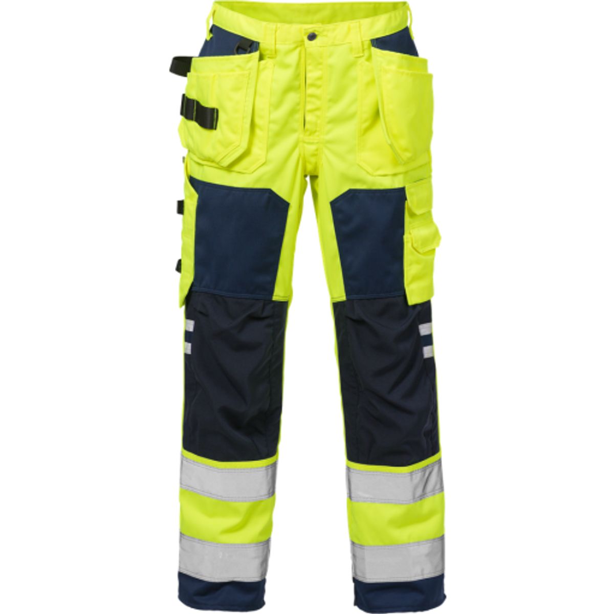 HI-VIS BUKSER KL.2 GUL/MAR D96