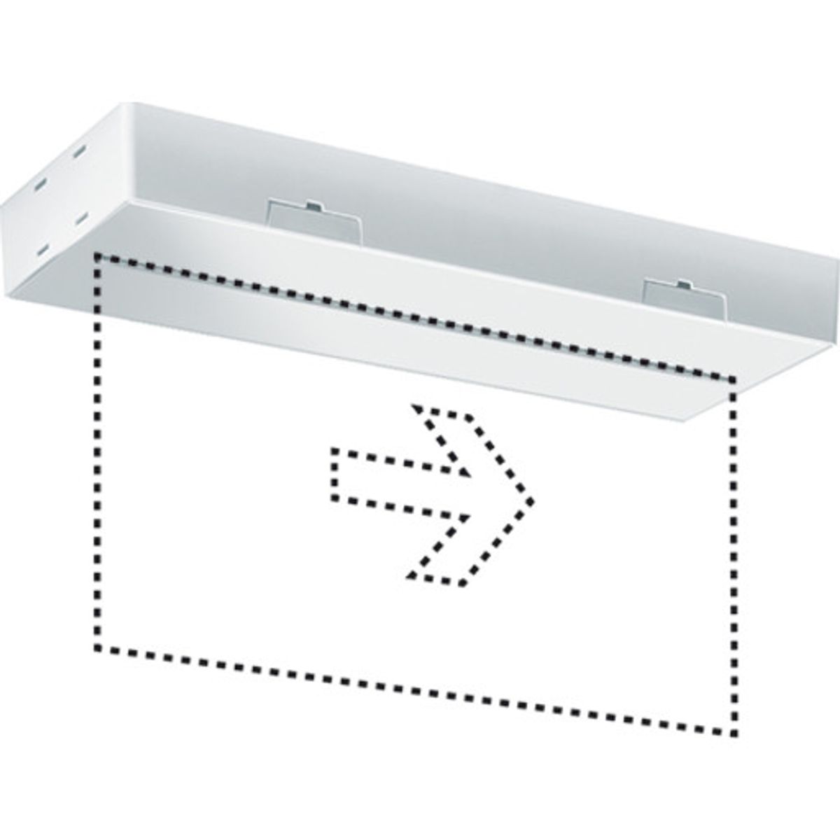 Nødbelysning SLX Display 8h 32m IR SM