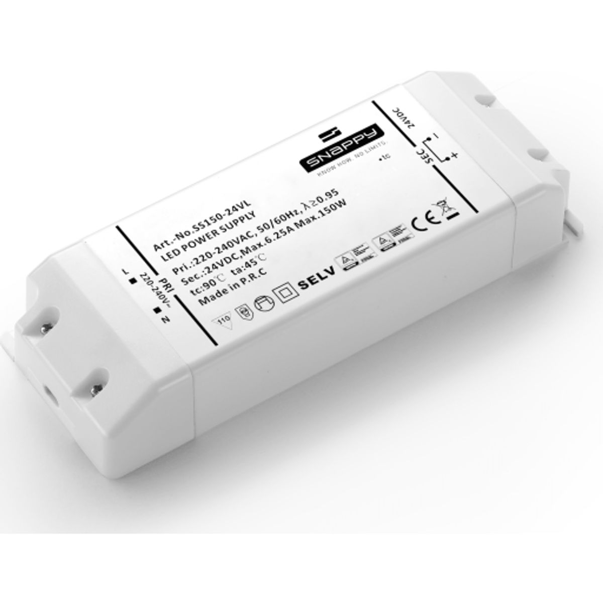 LED Driver Snappy 150W 24VDC