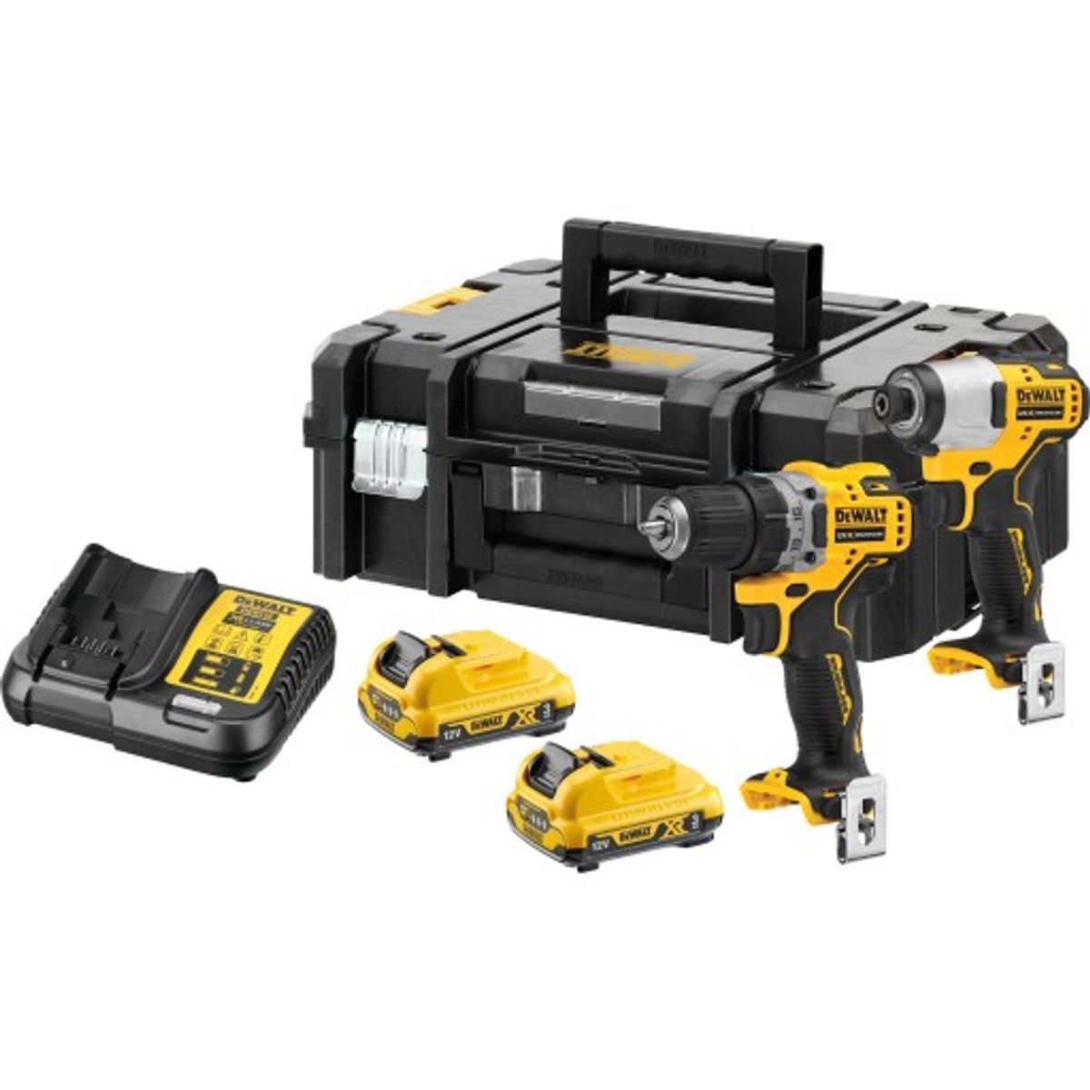 DEWALT 12V kombokit med DCD701 og DCF801