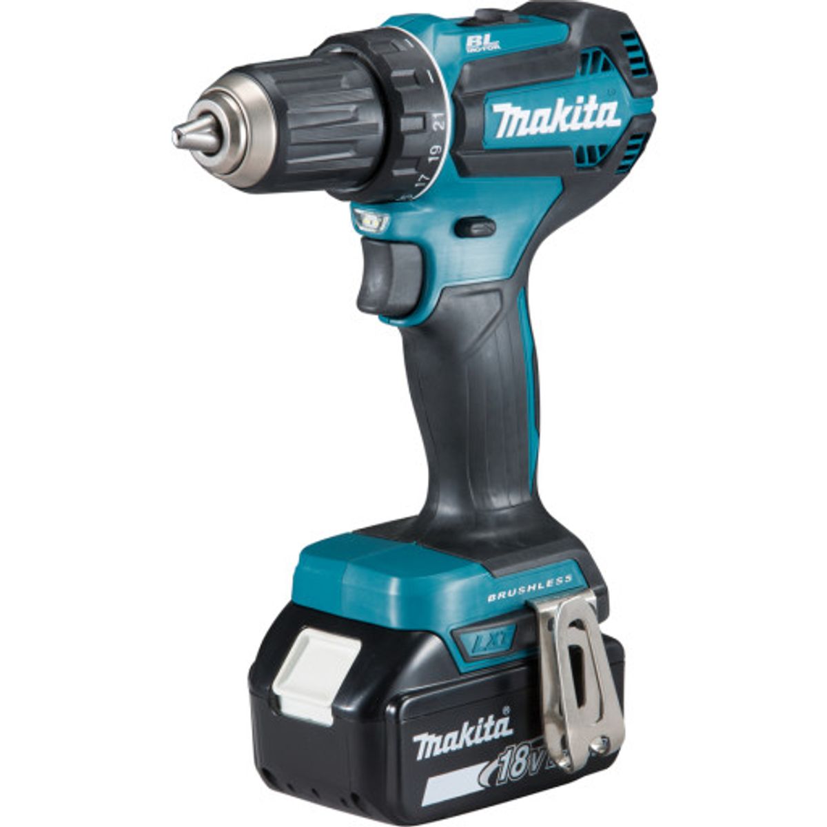 Makita bore-/skruemaskine DDF485RTJ3, 3 X 18 V/5,0 Ah