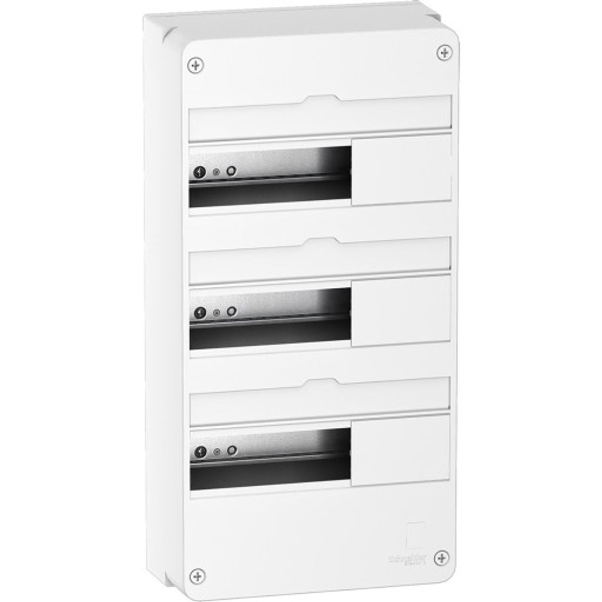 Schneider Electric Resi9 CX gruppetavle, 3x13 moduler, hvid