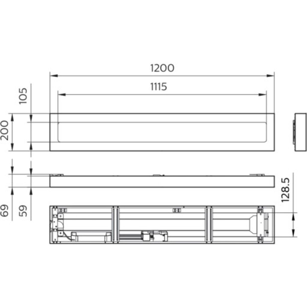 Coreline påb Multilumen SM136V 2800-3400-4000LM 830 20X120 Dali OC